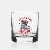 Verloren in einem Buch... Whiskyglas (Vorderseite)