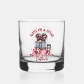 Verloren in einem Buch... Whiskyglas (Rückseite)