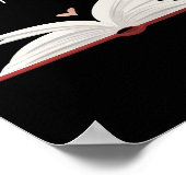 Verloren in einem guten Buch Poster (Ecke)