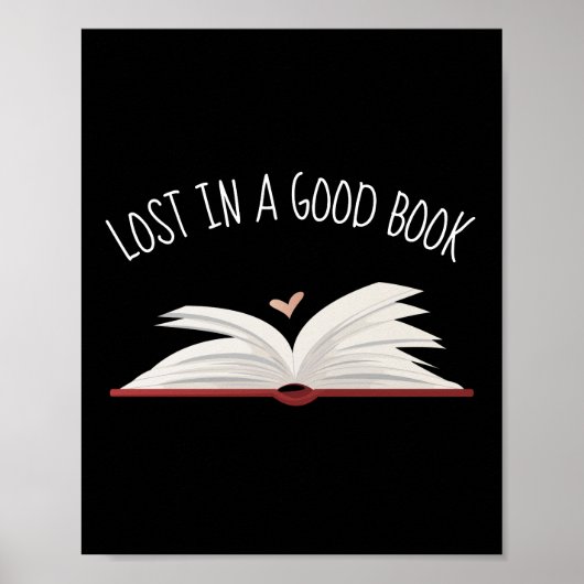 Verloren in einem guten Buch Poster (Vorne)