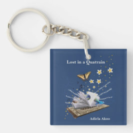 Verloren in einem Quatrain-Akryllischen Schlüssela Schlüsselanhänger