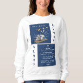 Verloren in einem Quatrain von Adiela Akoo - Aloof Sweatshirt (Vorderseite)