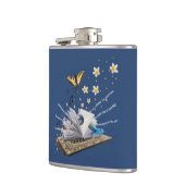 Verloren in einem Quatrain von Adiela Akoo - Vinyl Flachmann (Links)