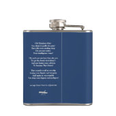 Verloren in einem Quatrain von Adiela Akoo - Vinyl Flachmann (Rückseite)