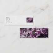 Verloren in Lilac Mini Visitenkarte (Vorne/Hinten)