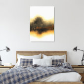 VERLOREN IN MISTY GOLD LEINWANDDRUCK (Insitu (Schlafzimmer))