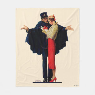 Verloren in Paris Fleecedecke