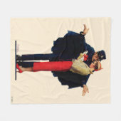 Verloren in Paris Fleecedecke (Vorderseite (Horizontal))