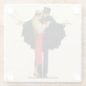 Verloren in Paris Glasuntersetzer (Rückseite)