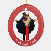 Verloren in Paris Keramik Ornament (Links)