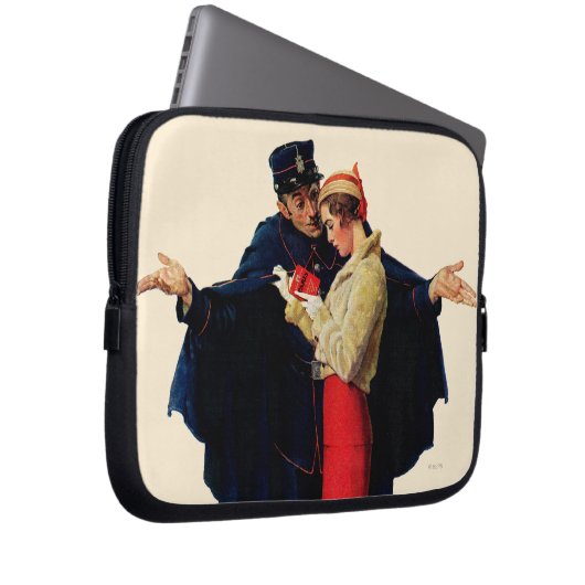 Verloren in Paris Laptopschutzhülle (Vorne Rechts)