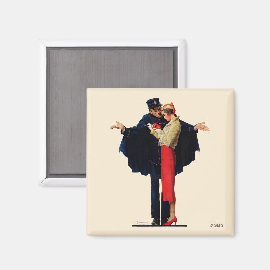 Verloren in Paris Magnet (Vorderseite/Rückseite)