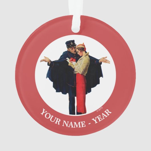 Verloren in Paris Ornament (Rückseite)