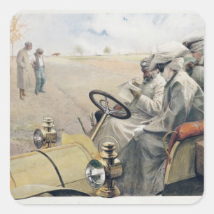 Verloren! Quadratischer Aufkleber