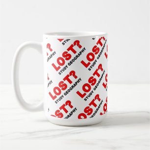Verloren? Studiengeografie Kaffeetasse