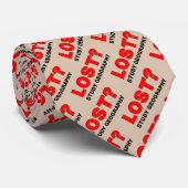 Verloren? Studiengeografie Krawatte (Gerollt)