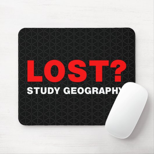 Verloren? Studiengeografie Mousepad (Mit Mouse)