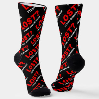 Verloren? Studiengeografie Socken