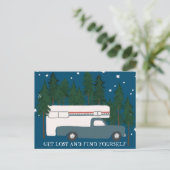 VERLOREN UND FINDEN SIE IHREN Camping Camper LKW R Postkarte (Stehend Vorderseite)