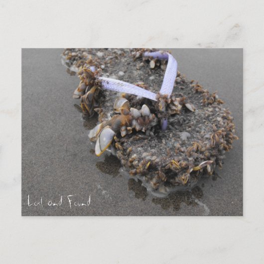 verloren und gefunden postkarte (Vorderseite)