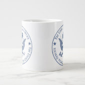 Verlorene Buchstabe-Büro-Tasse Jumbo-Tasse (Vorderseite)