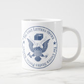 Verlorene Buchstabe-Büro-Tasse Jumbo-Tasse (Rechts)