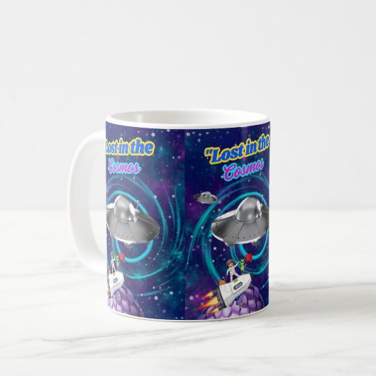 VERLORENE COSMOS KAFFEETASSE (Vorderseite Links)