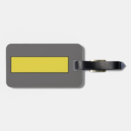 VERLORENE Flughafen-Richtungen, Gepäckanhänger (Rückseite horizontal)