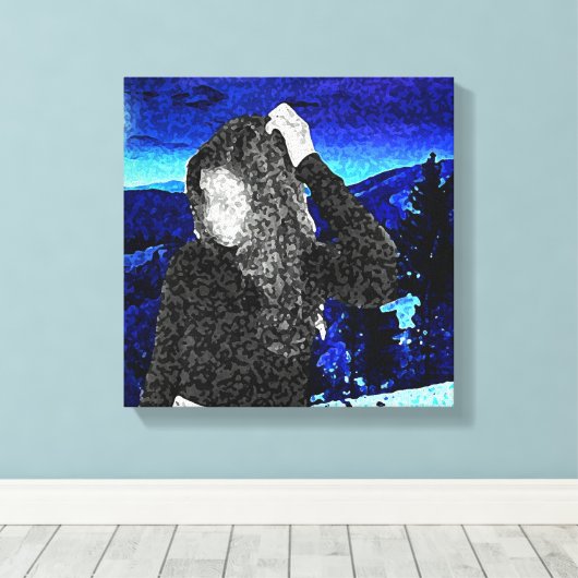 verlorene Frau Leinwanddruck (Insitu (Holzboden))