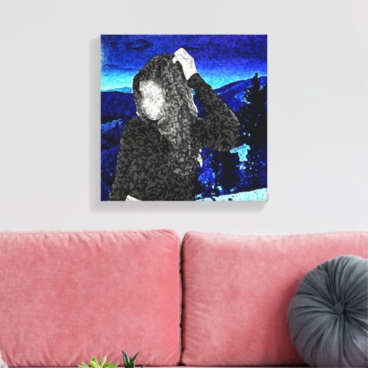 verlorene Frau Leinwanddruck (Insitu (Wohnzimmer))