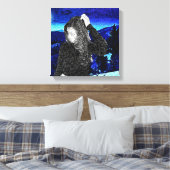 verlorene Frau Leinwanddruck (Insitu (Schlafzimmer))