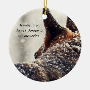 Verlorene Haustier-Verzierung Keramik Ornament