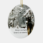 Verlorene Haustier-Verzierung Keramik Ornament (Rechts)