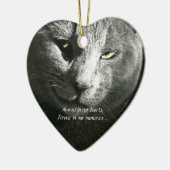 Verlorene Haustier-Verzierung Keramikornament (Links)