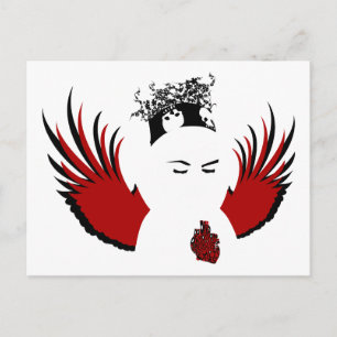 verlorene Hingabe: verlorener Engel Postkarte