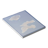 verlorene Inseln Notizblock (angewinkelt)