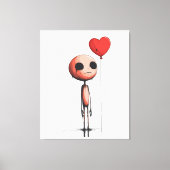 Verlorene Liebe - Dark Surreal Art Print Leinwanddruck (Vorderseite)