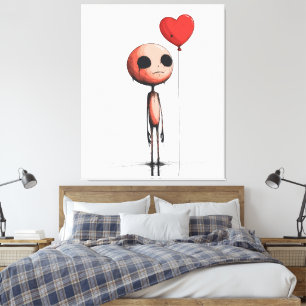 Verlorene Liebe - Dark Surreal Art Print Leinwanddruck