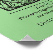 verlorene Lieder #1 Poster (Ecke)