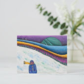 verlorene Postkarte (Stehend Vorderseite)