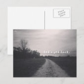 verlorene Postkarte (Vorne/Hinten)