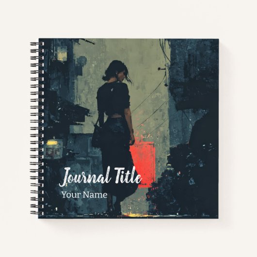 Verlorene Schatten Journal — Benutzerdefinierter N Notizblock (Vorderseite)