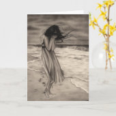 Verlorene Schritt-Gruß-Karte Karte (Gelbe Blume)