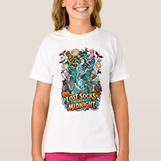 Verlorene Socken kehren um Mitternacht als Geister T-Shirt