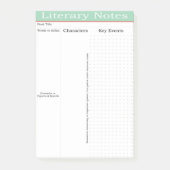 Verlorene Tools für das Schreiben von Literaturhin Post-it Klebezettel (Vorderseite)