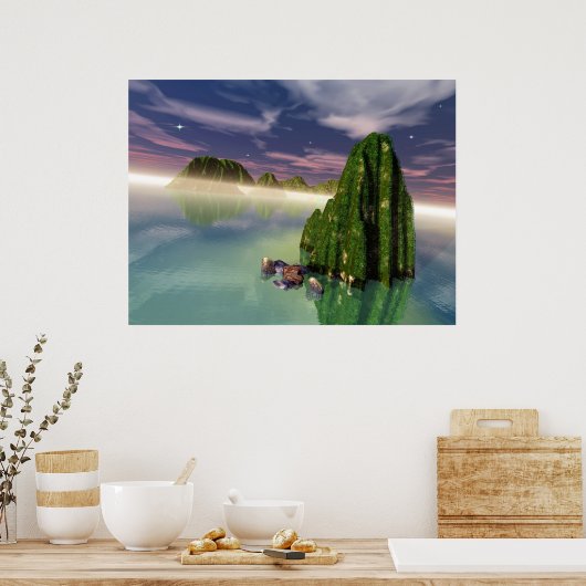 Verlorene Welt Poster (Küche)