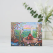 Verlorene Welt Postkarte (Stehend Vorderseite)