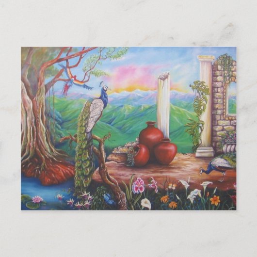 Verlorene Welt Postkarte (Vorderseite)