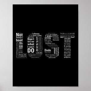Verlorene Zitate Clic Drama TV-Show Sci-Fi Lustig Poster