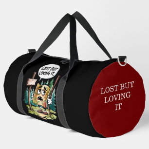 Verlorener aber glücklicher Abenteurer Duffle Bag